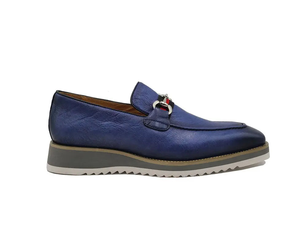 Calfskin Slip-On Horsebit Loafer Carrucci