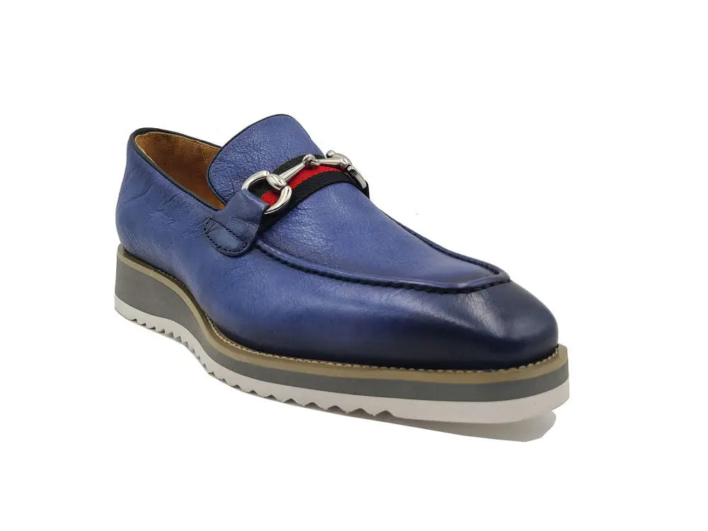 Calfskin Slip-On Horsebit Loafer Carrucci
