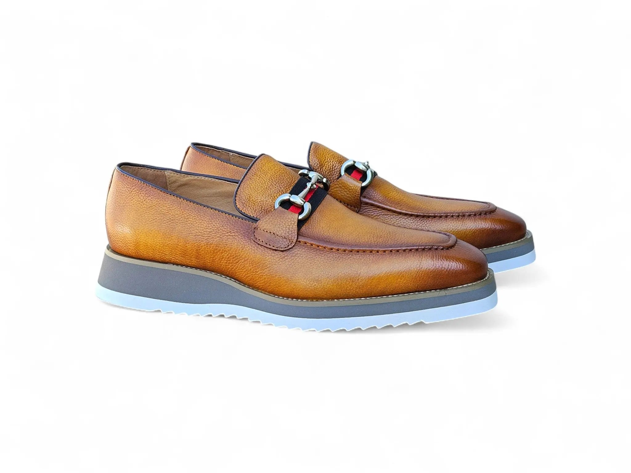 Calfskin Slip-On Horsebit Loafer Carrucci