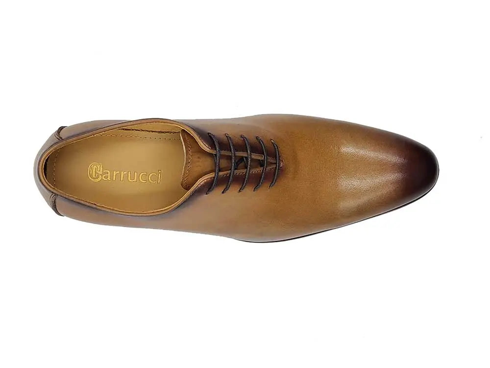 Calfskin Whole Cut Lace-up Oxford Carrucci
