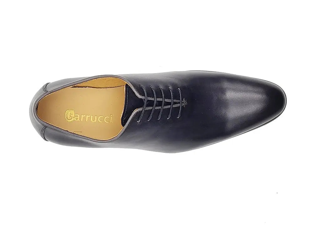 Calfskin Whole Cut Lace-up Oxford Carrucci