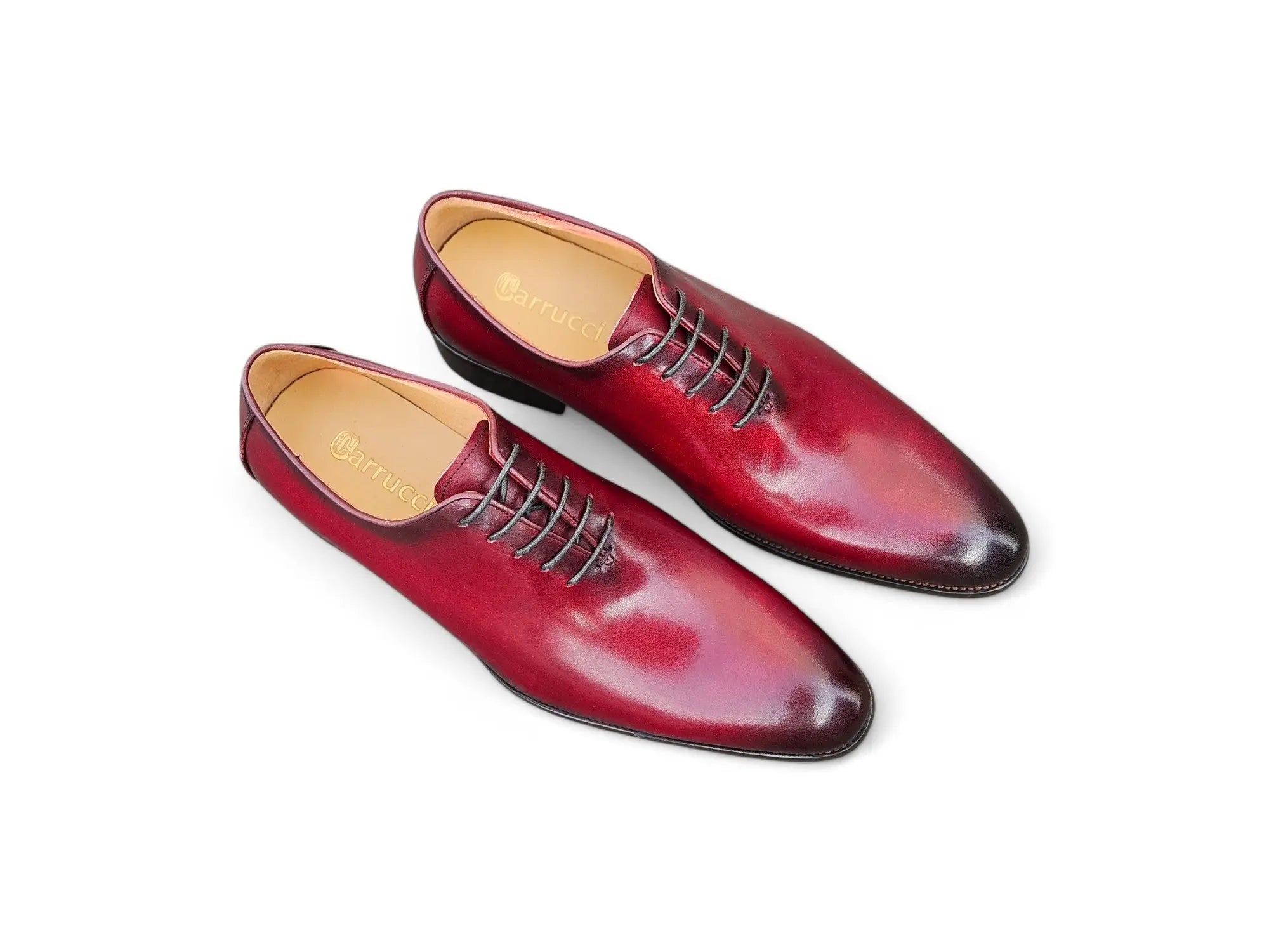 Calfskin Whole Cut Lace-up Oxford Carrucci