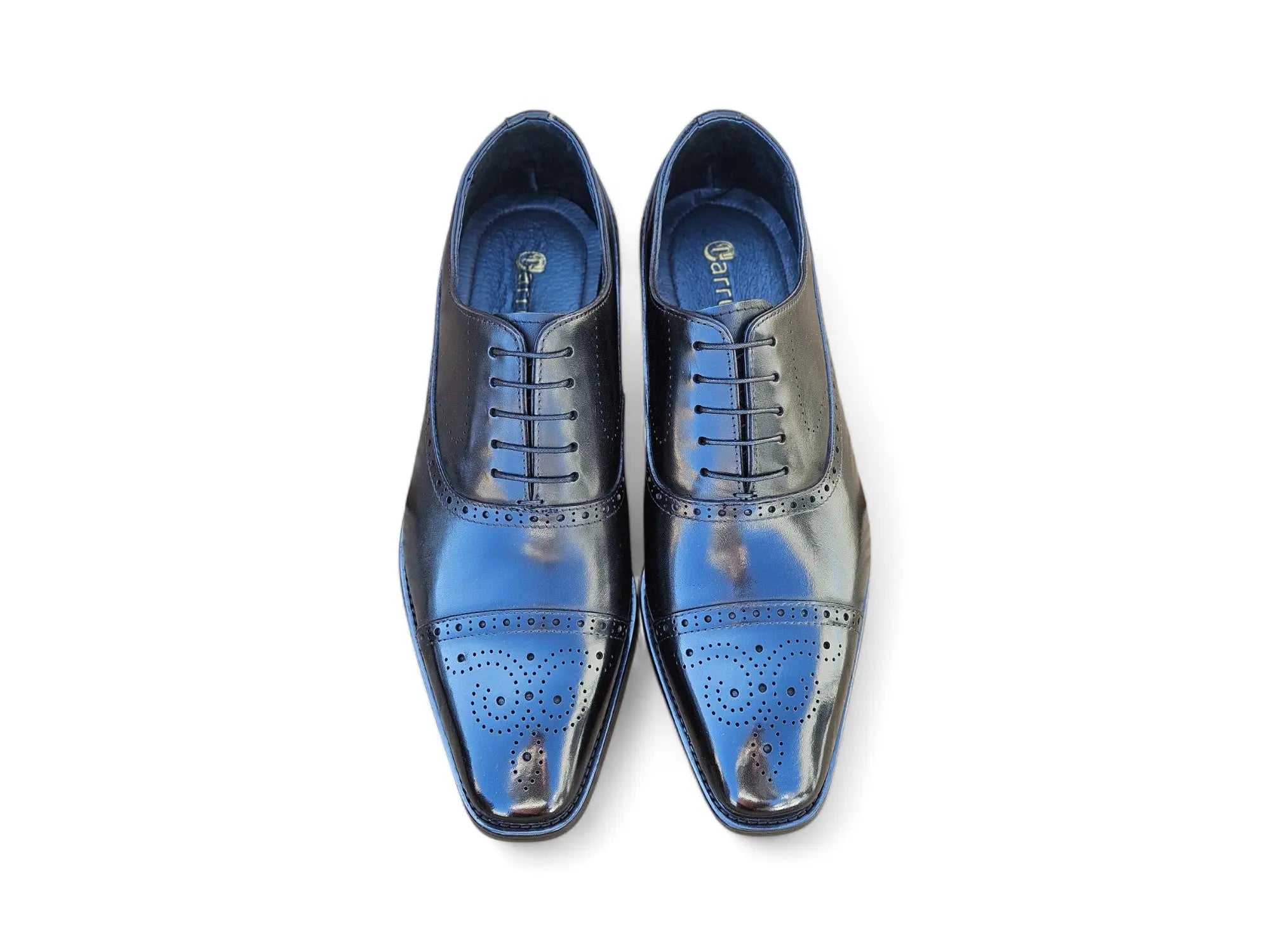 Cap Toe Lace-up in Leather Sole Carrucci