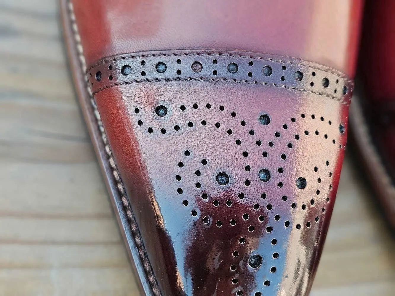 Cap Toe Lace-up in Leather Sole Carrucci