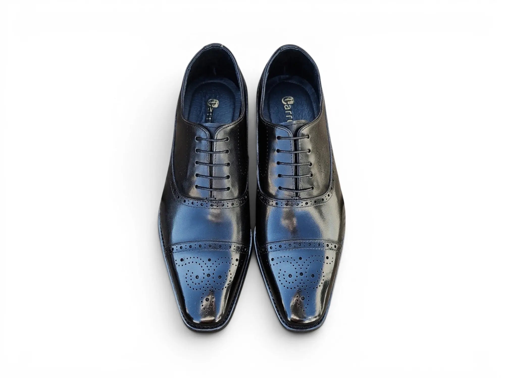 Cap Toe Lace-up in Leather Sole Carrucci