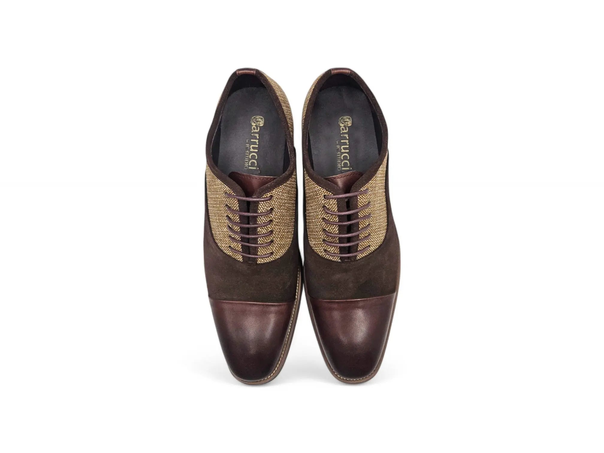 Cap Toe Linen Oxford Carrucci