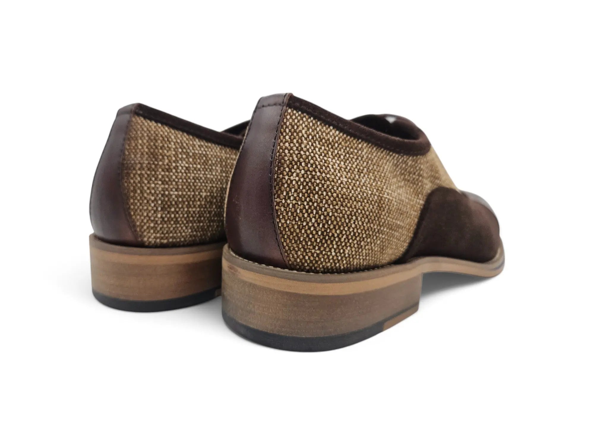 Cap Toe Linen Oxford Carrucci
