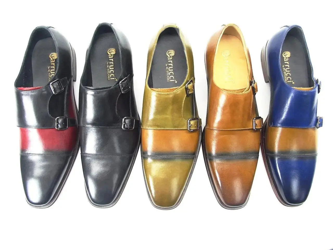 Two Tone Monk Strap Loafer Carrucci