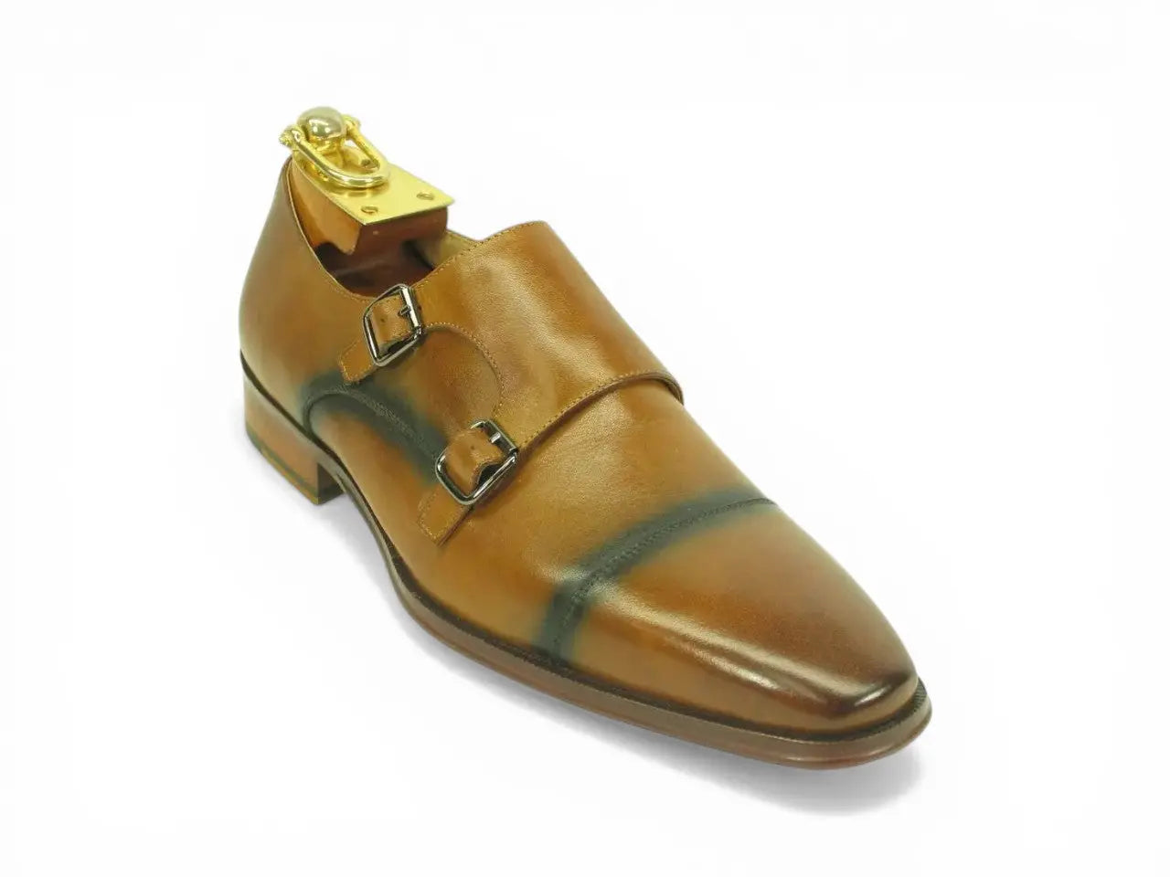 Two Tone Monk Strap Loafer Carrucci