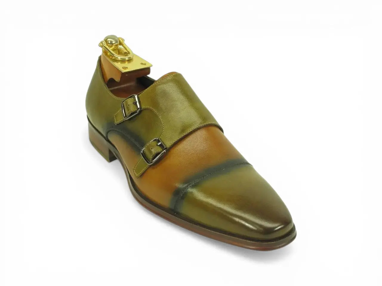 Two Tone Monk Strap Loafer Carrucci