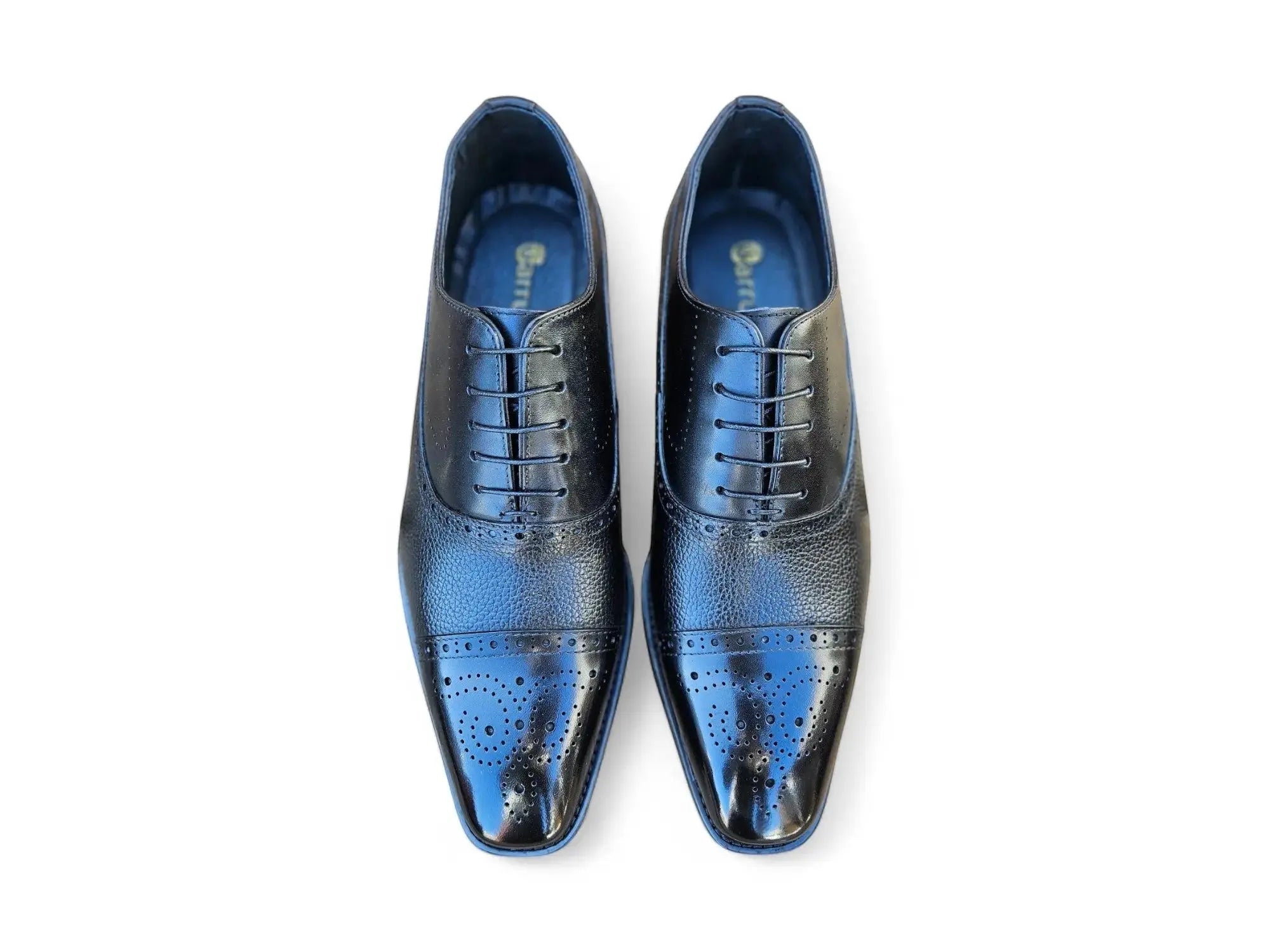 Cap Toe Oxford Leather Sole Carrucci