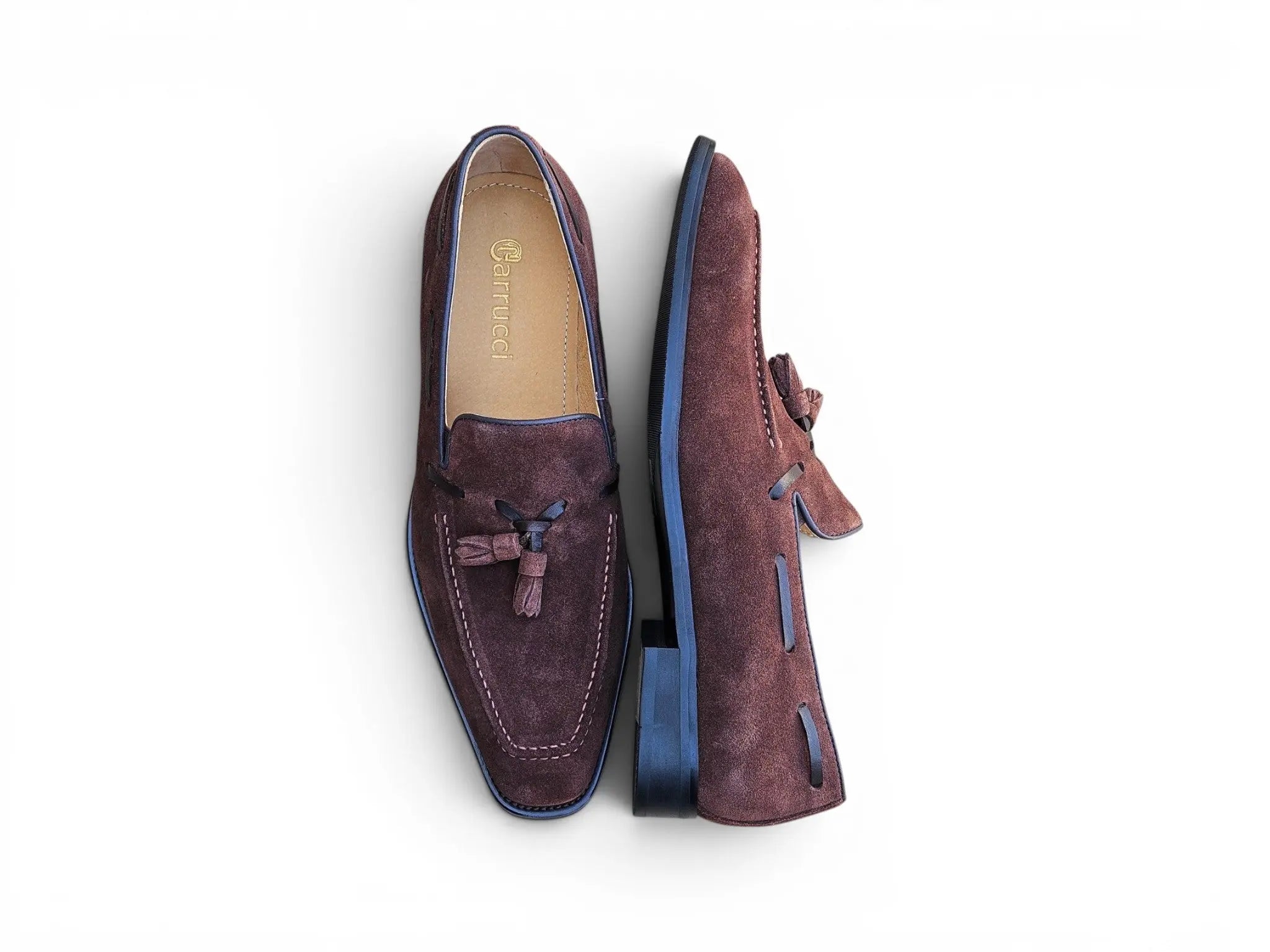 Carrucci Savoy Suede Tassel Loafer Carrucci
