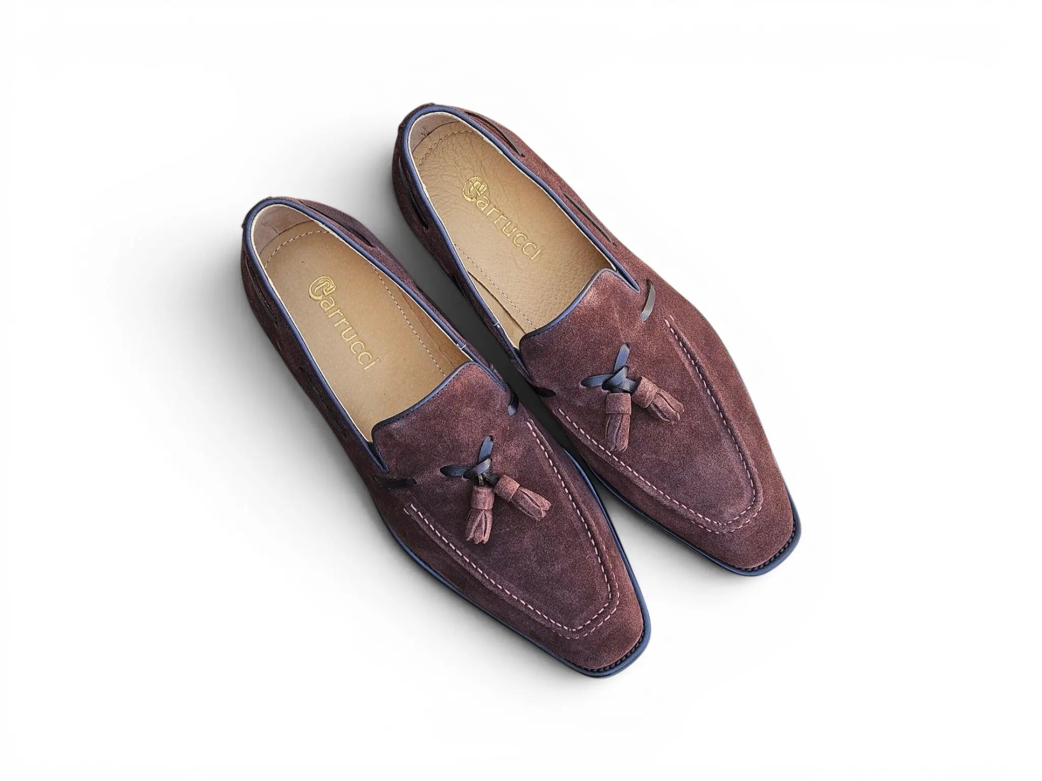 Carrucci Savoy Suede Tassel Loafer Carrucci