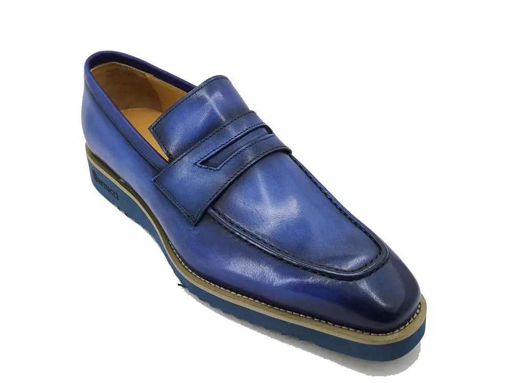 Chic Patina Burnished Penny Loafer Carrucci