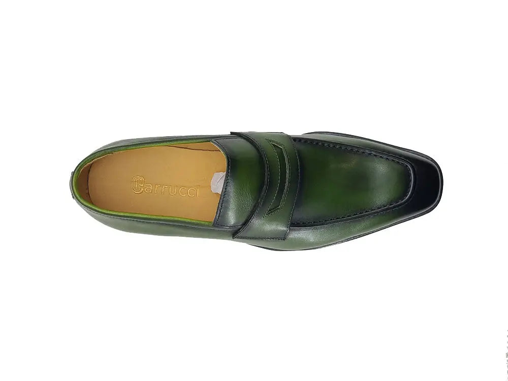 Chic Patina Burnished Penny Loafer Carrucci