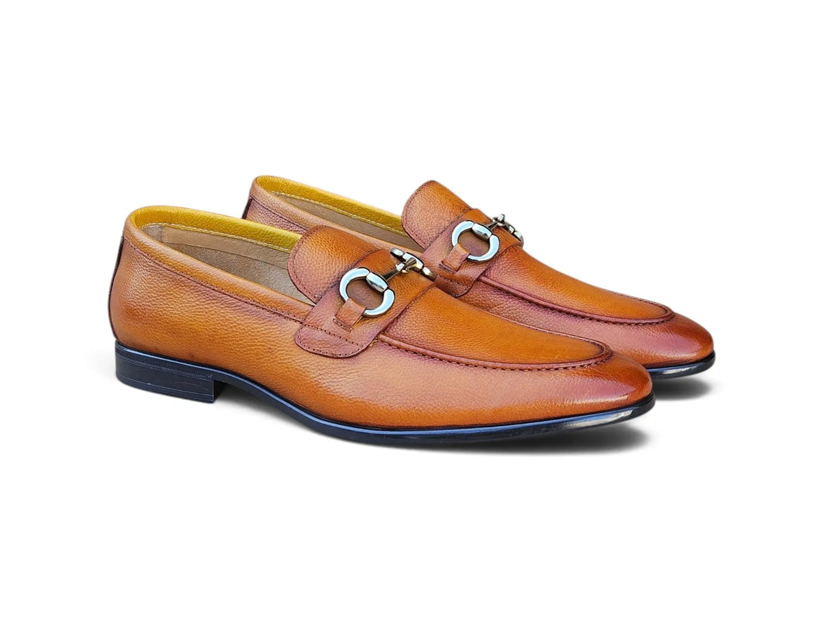 Como Men’s Leather Horsebit Loafer Carrucci