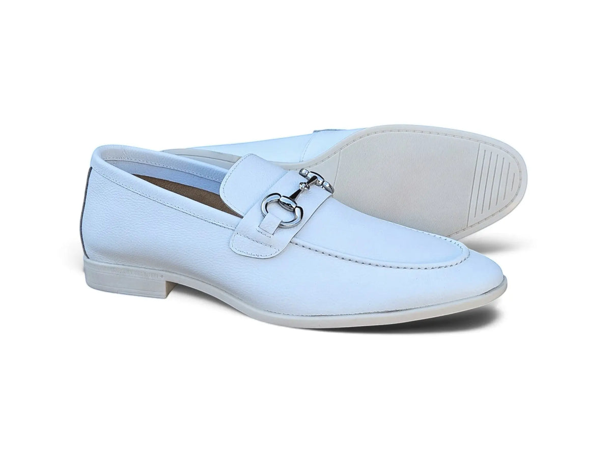 Como Men’s Leather Horsebit Loafer Carrucci