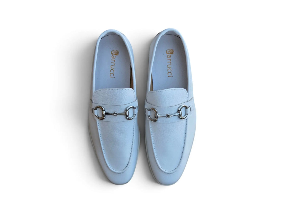 Como Men’s Leather Horsebit Loafer Carrucci
