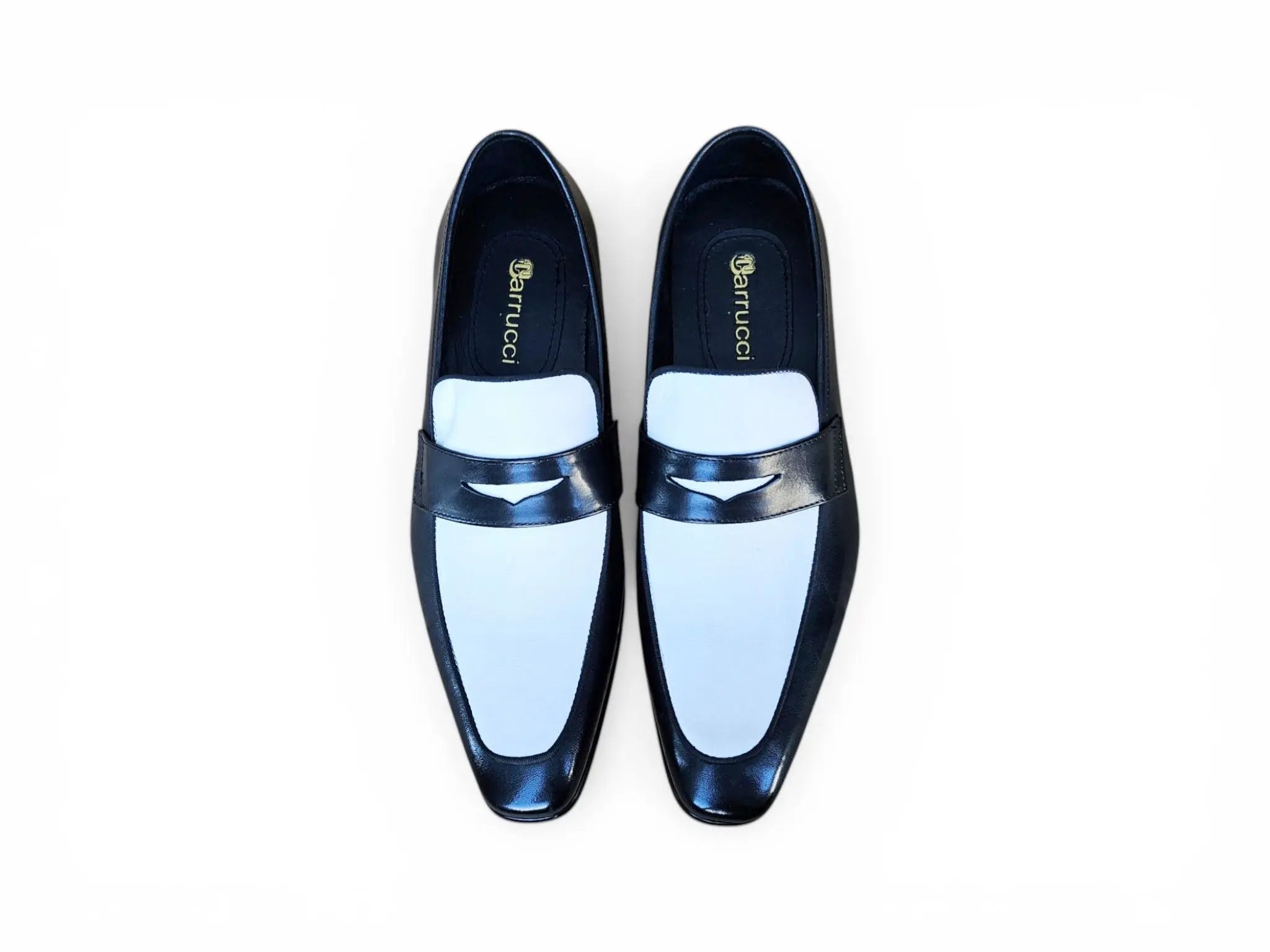 Contrast Two Tone Penny Loafer Carrucci