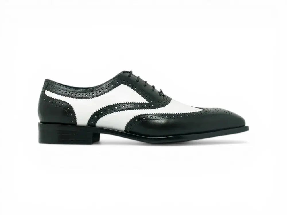 Contrast Two Tone Wingtip Oxford Carrucci