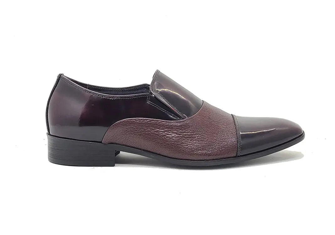 Deerskin Patent Leather Loafer Carrucci