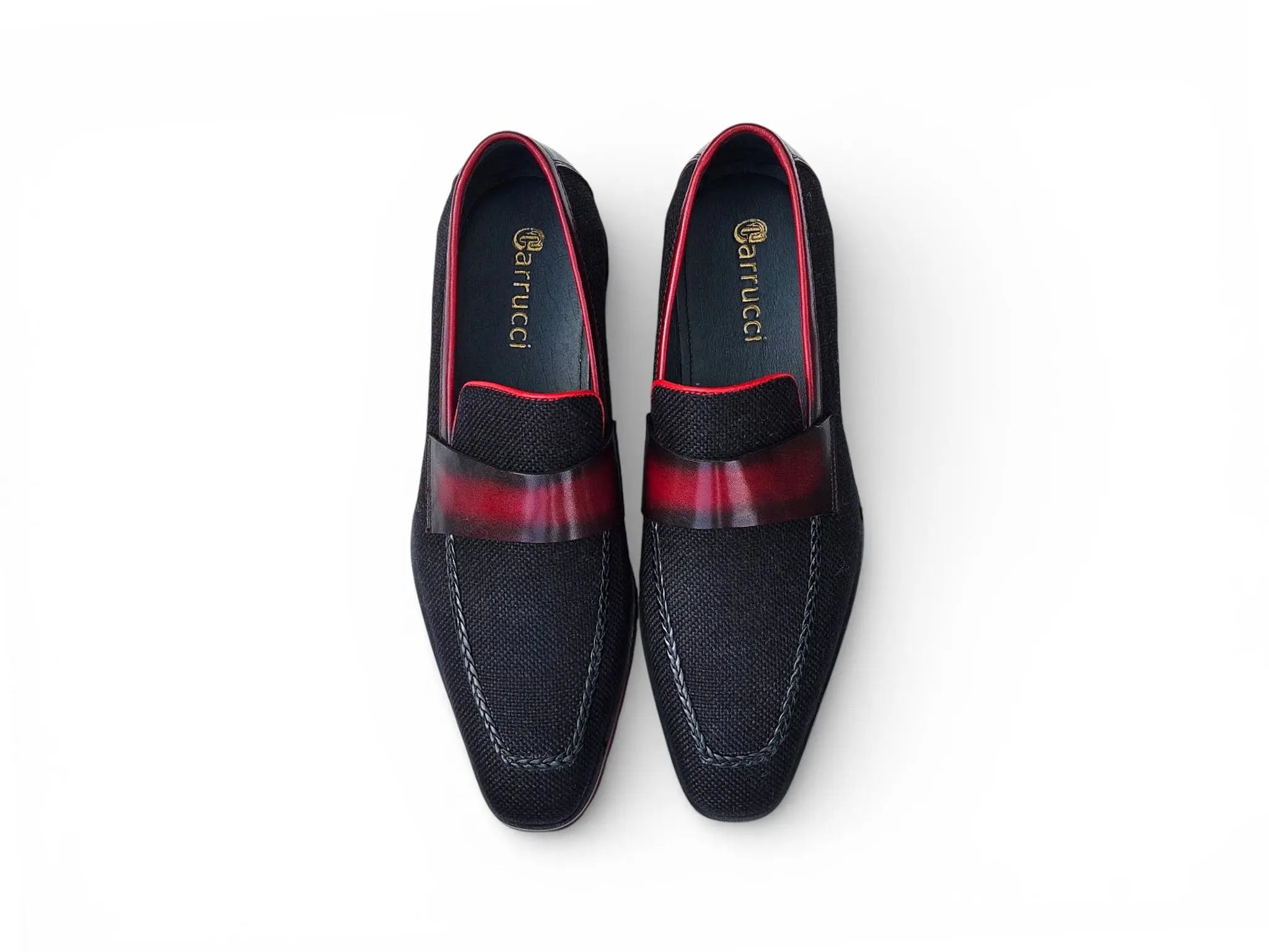 Denim Penny Loafer in Lug Sole Carrucci