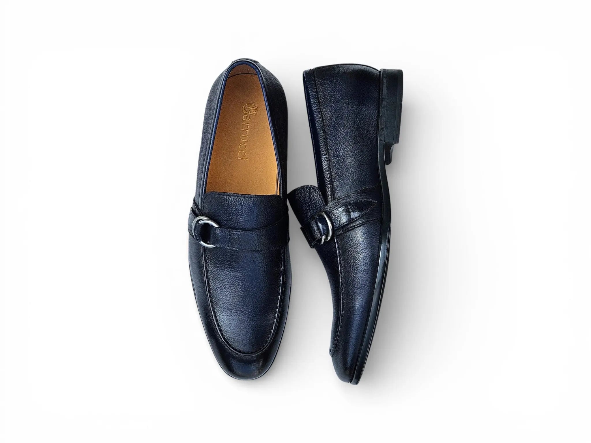 Double D-Ring Buckle Loafer Carrucci
