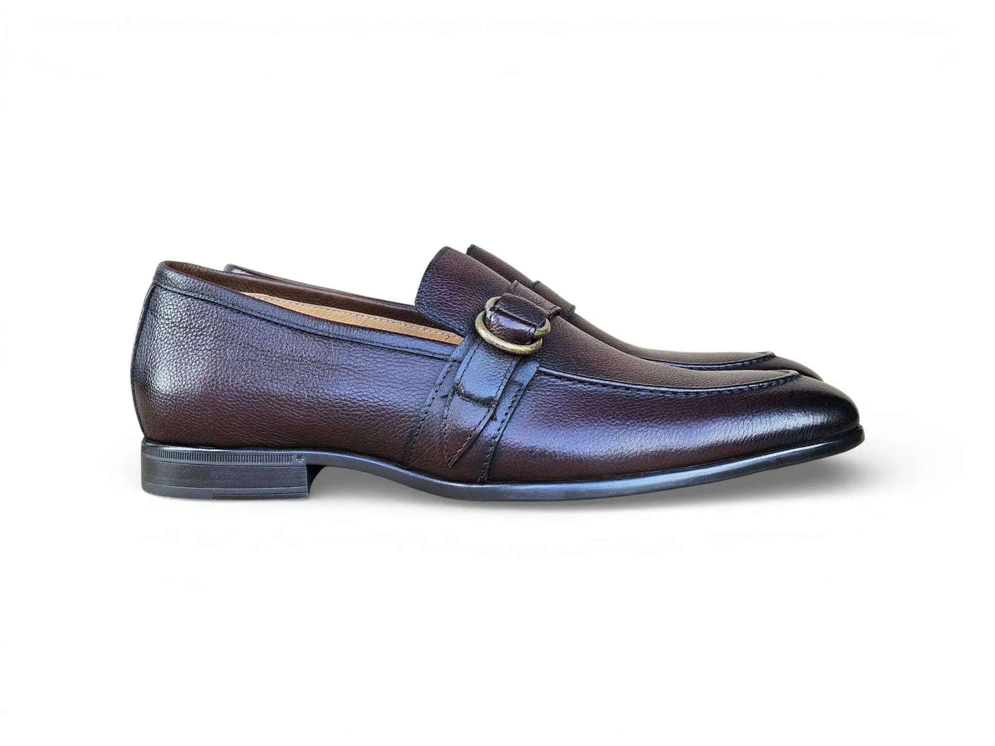 Double D-Ring Buckle Loafer Carrucci