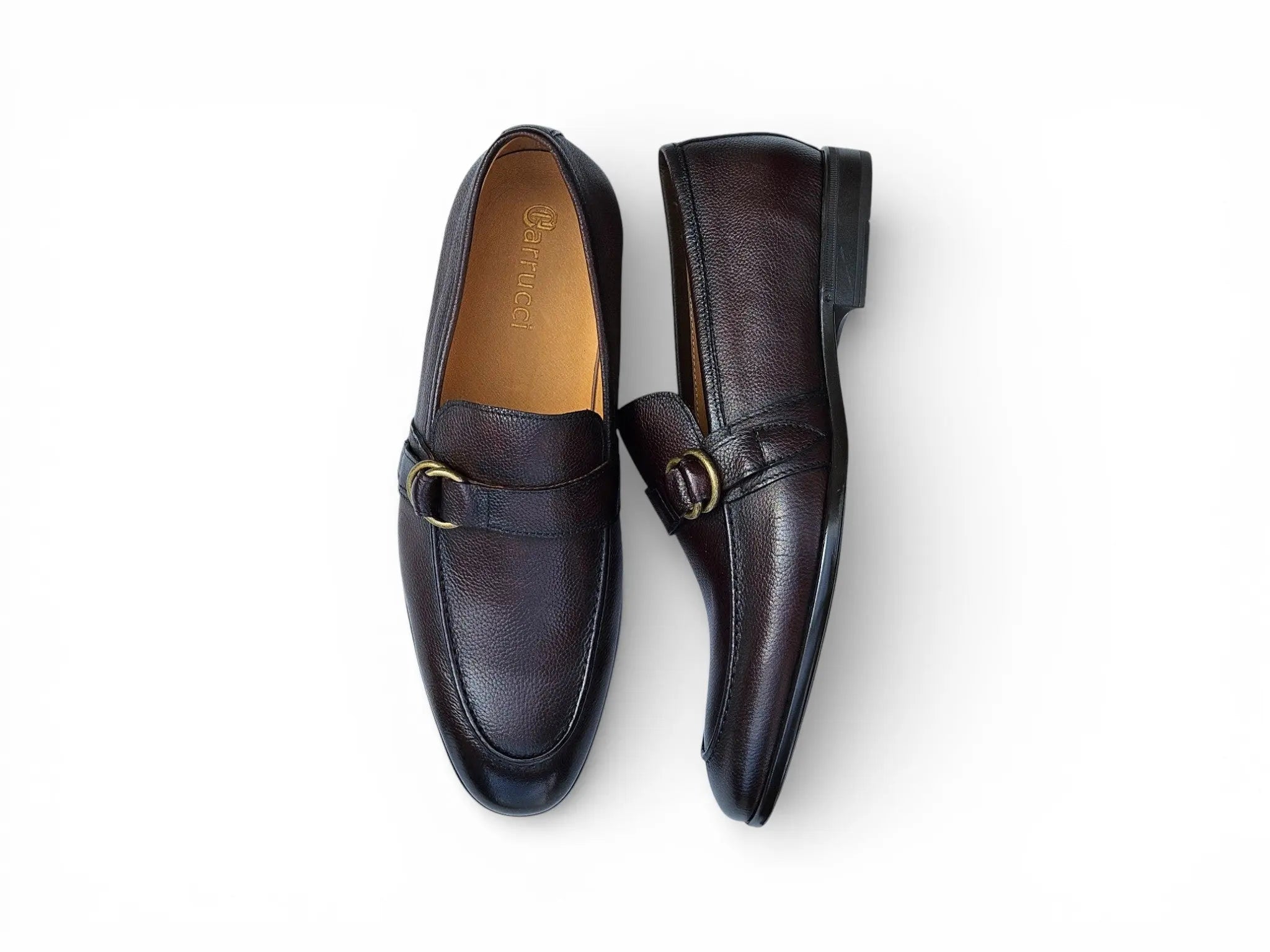 Double D-Ring Buckle Loafer Carrucci