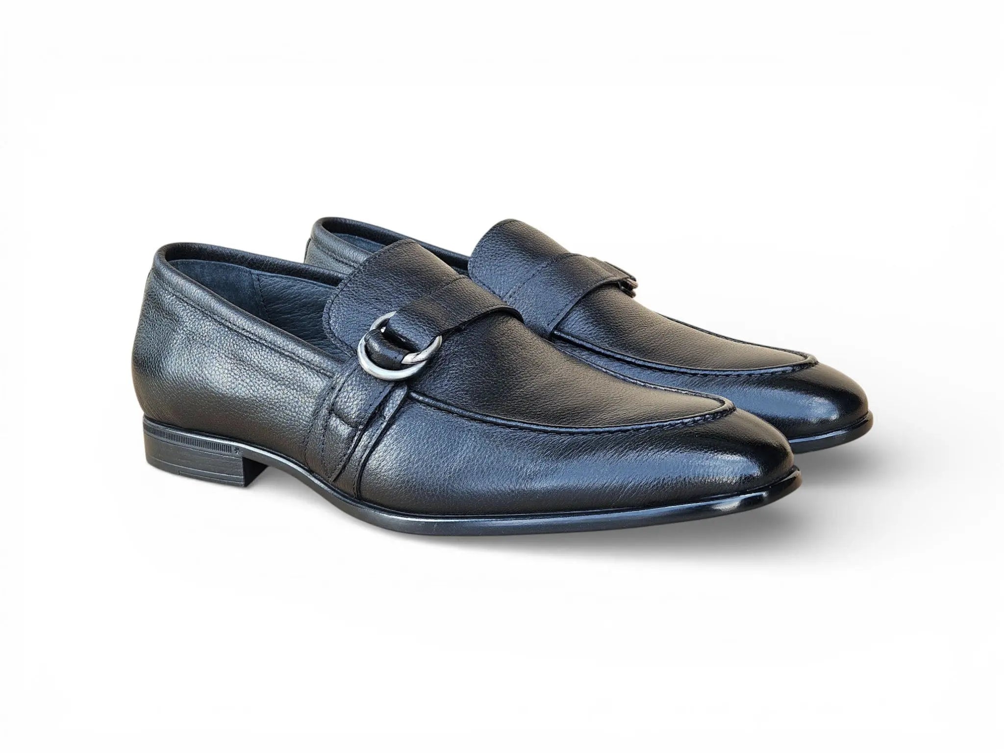 Double D-Ring Buckle Loafer Carrucci