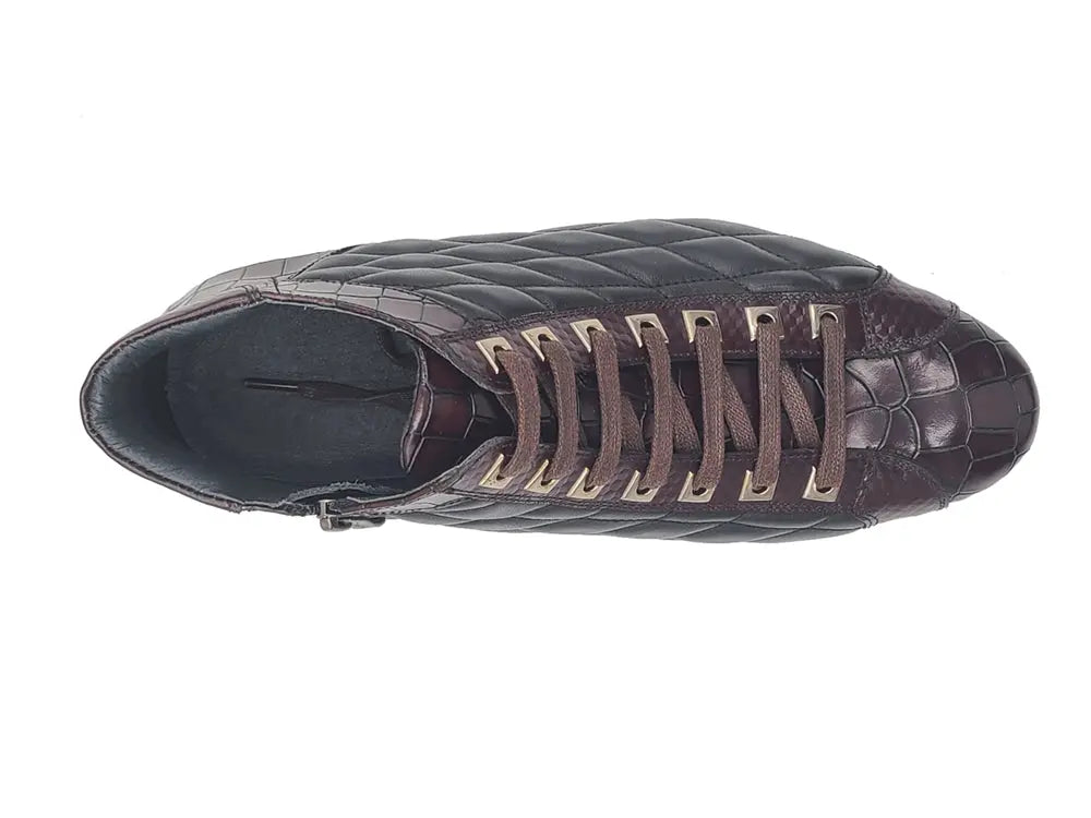 Embossed Alligator High Top Carrucci