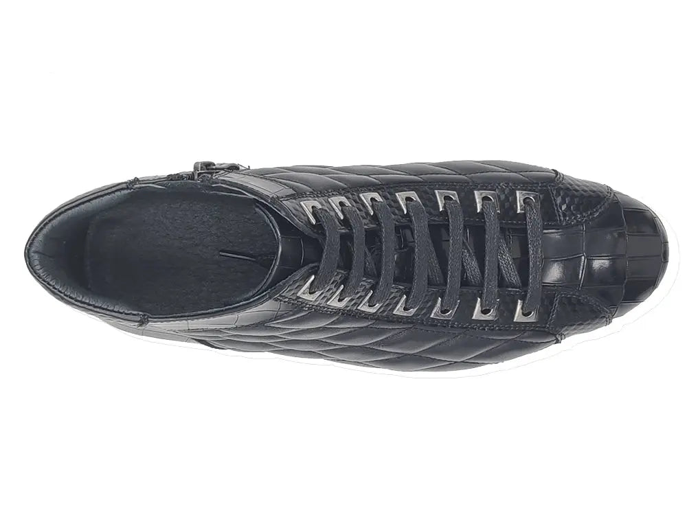 Embossed Alligator High Top Carrucci