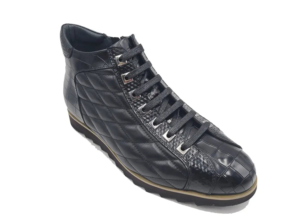 Embossed Alligator High Top Carrucci