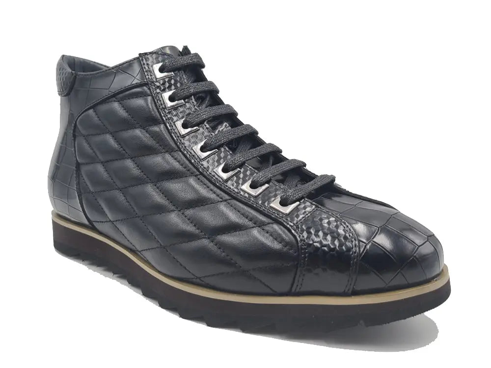Embossed Alligator High Top Carrucci