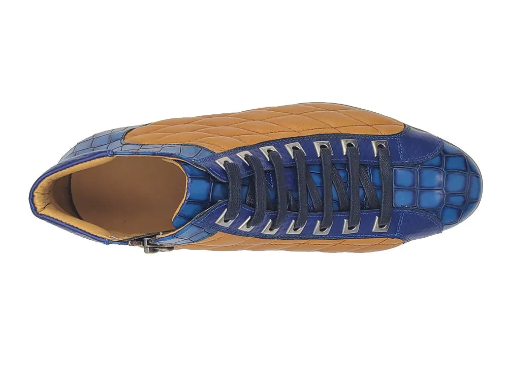 Embossed Alligator High Top Carrucci
