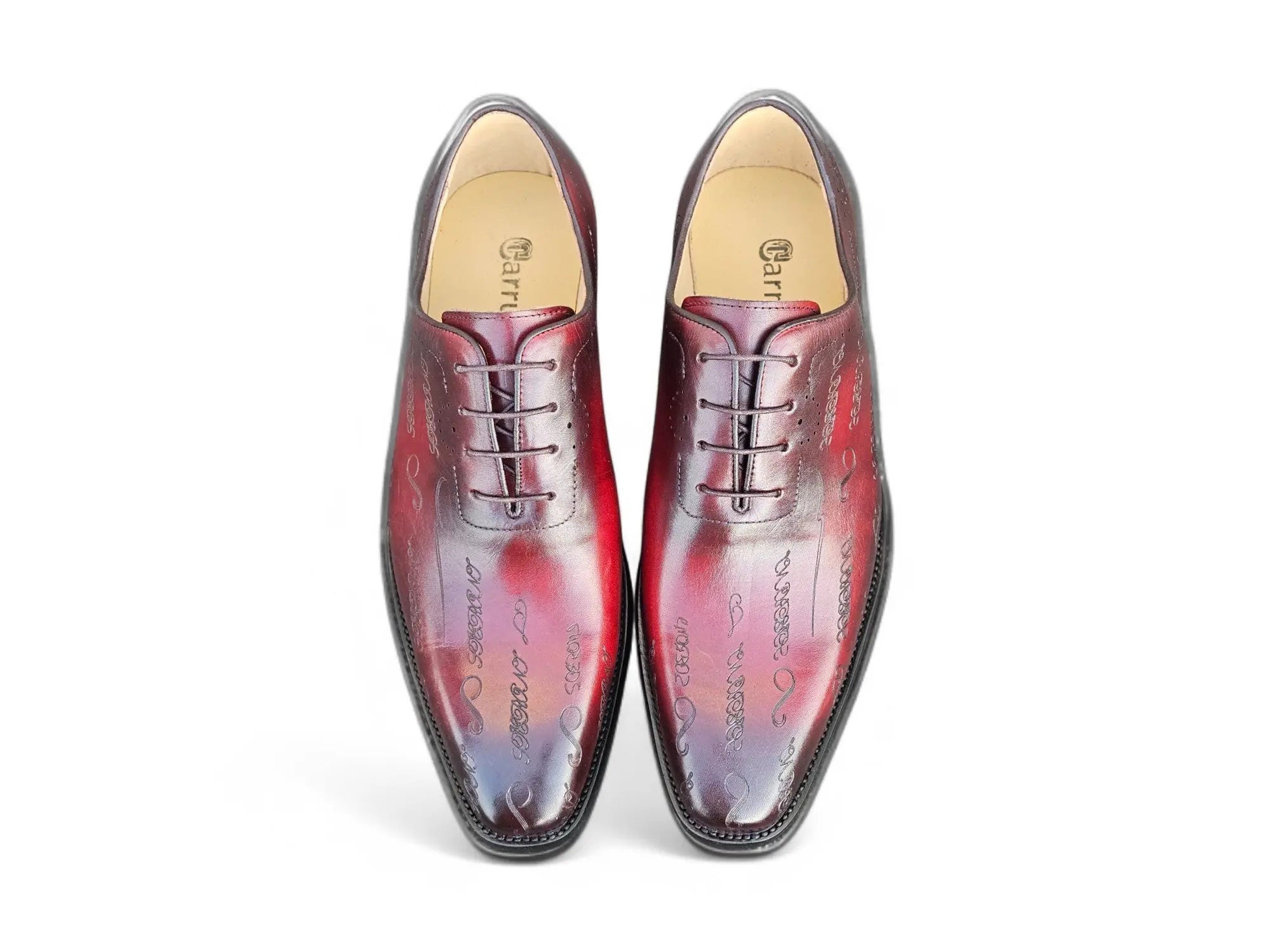 Embossed Wholecut Oxford Carrucci