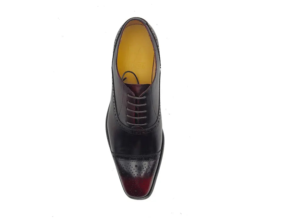 Five Eyelets Cap Toe Calfskin Oxford Carrucci
