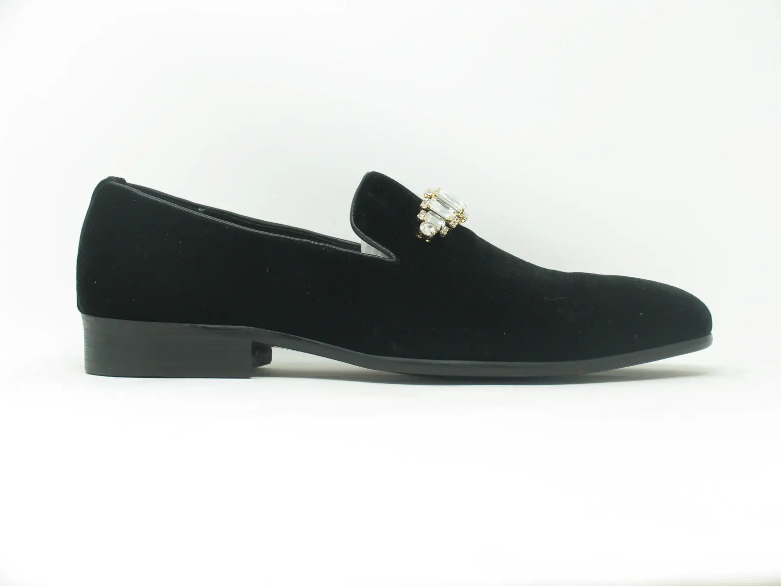 Formal Velvet Loafer with studs Carrucci