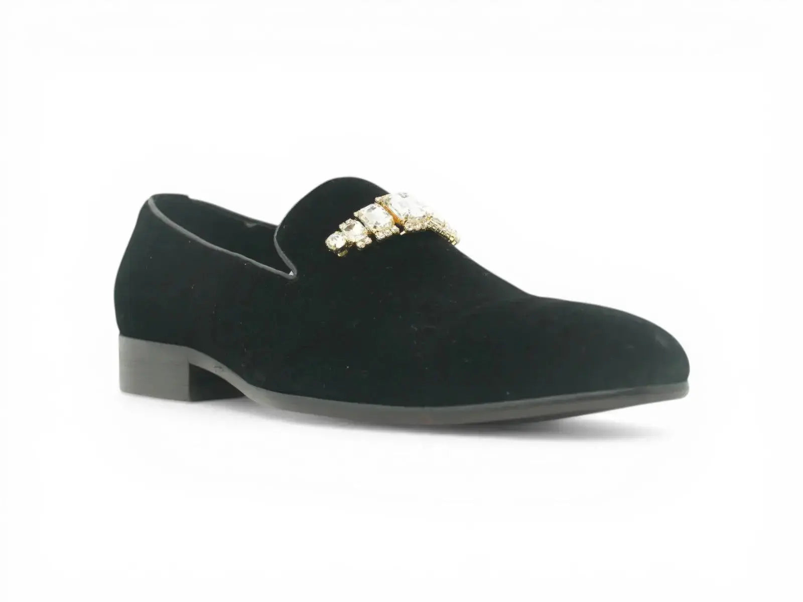 Formal Velvet Loafer with studs Carrucci