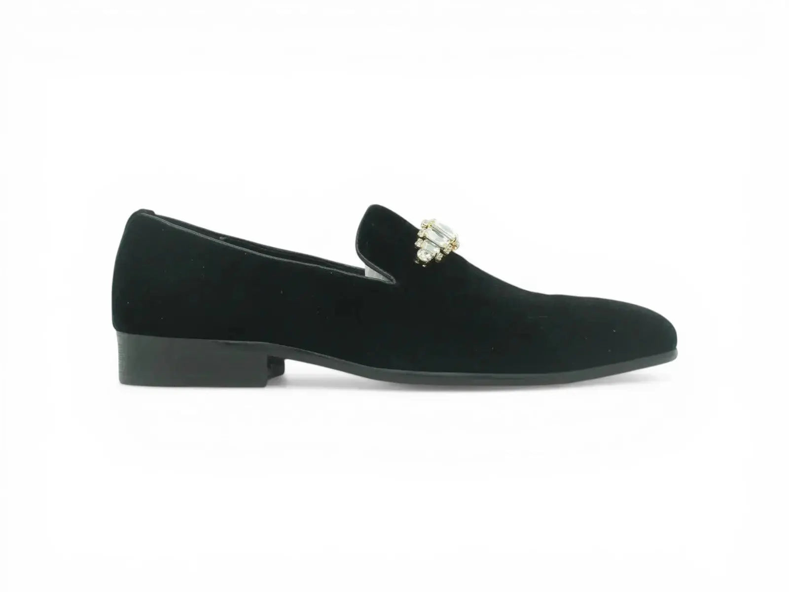 Formal Velvet Loafer with studs Carrucci