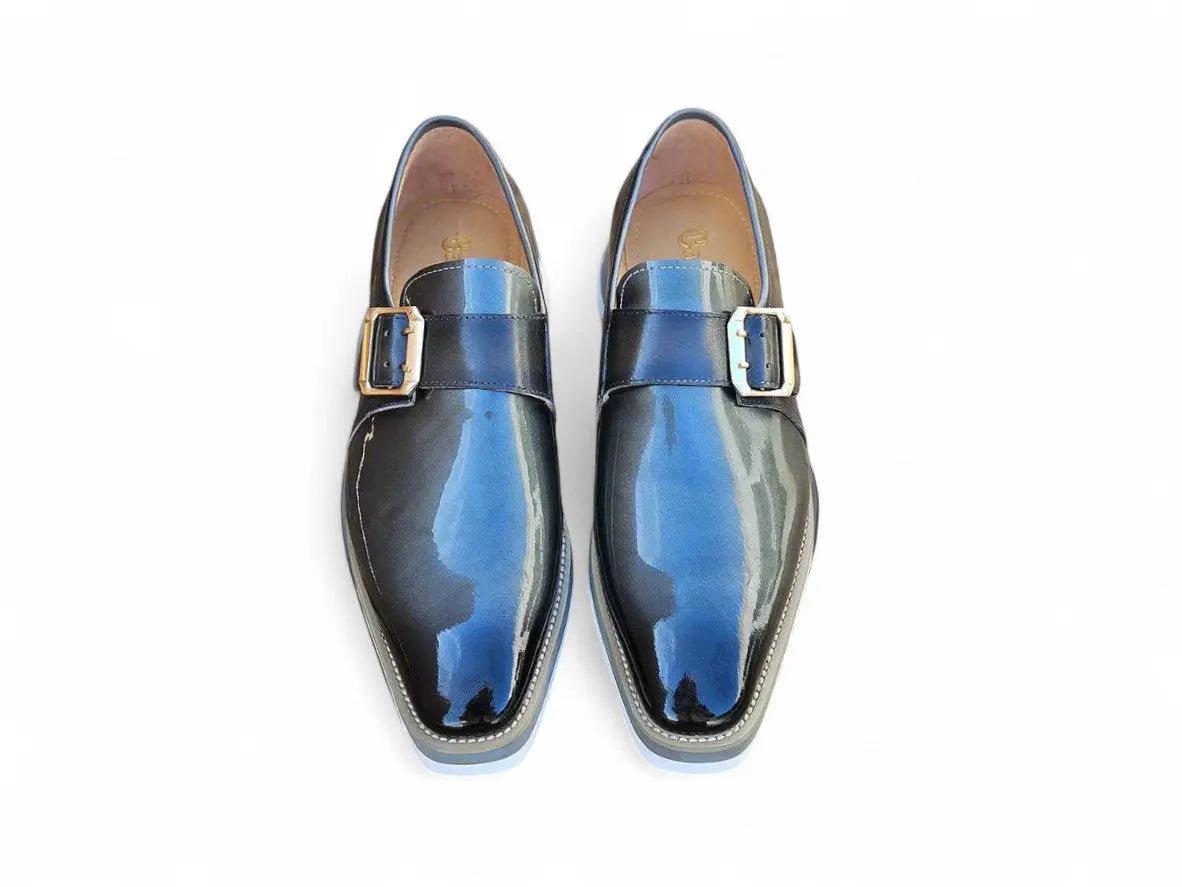 Gorgeous Patent Leather Monkstrap Slip on Carrucci