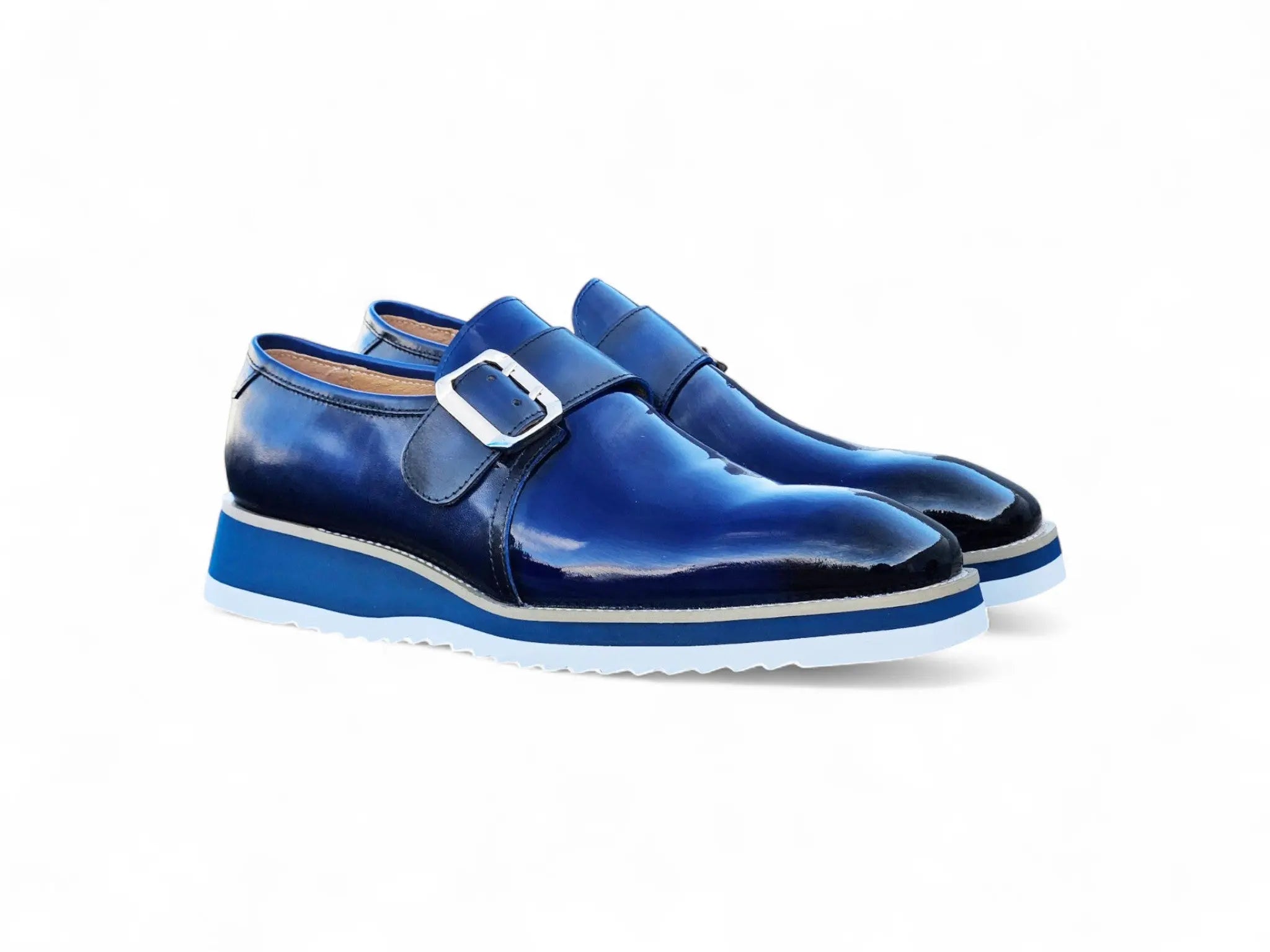 Gorgeous Patent Leather Monkstrap Slip on Carrucci