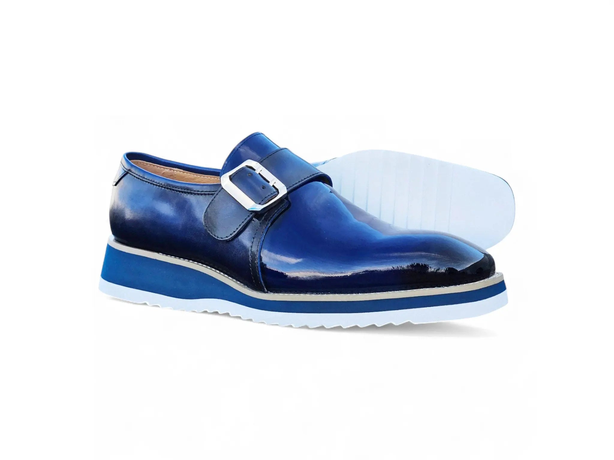 Gorgeous Patent Leather Monkstrap Slip on Carrucci
