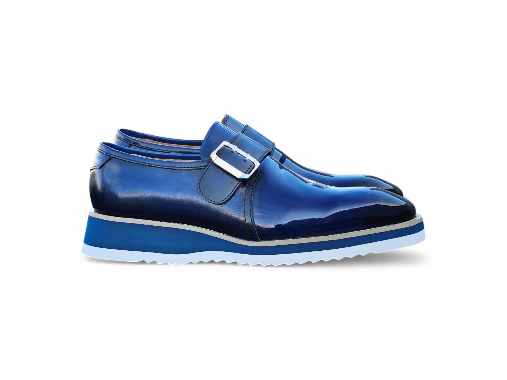 Gorgeous Patent Leather Monkstrap Slip on Carrucci
