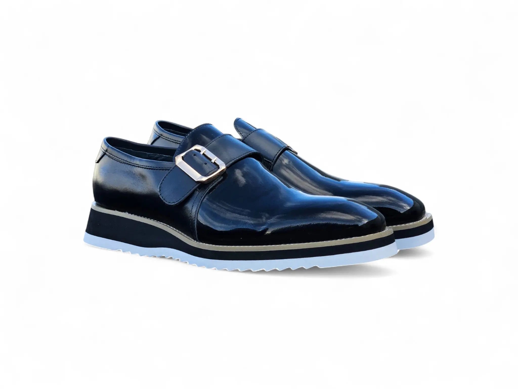 Gorgeous Patent Leather Monkstrap Slip on Carrucci