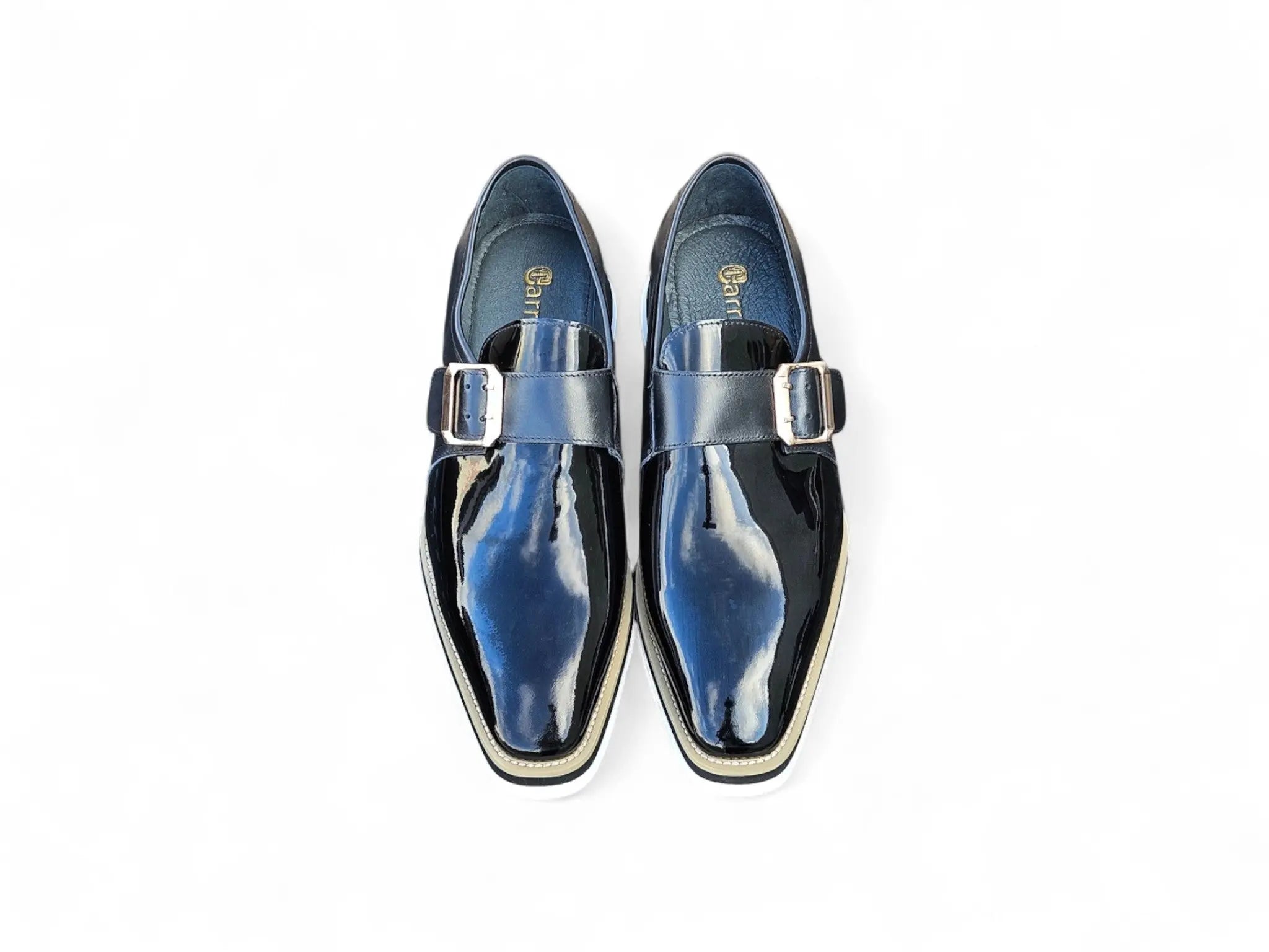 Gorgeous Patent Leather Monkstrap Slip on Carrucci