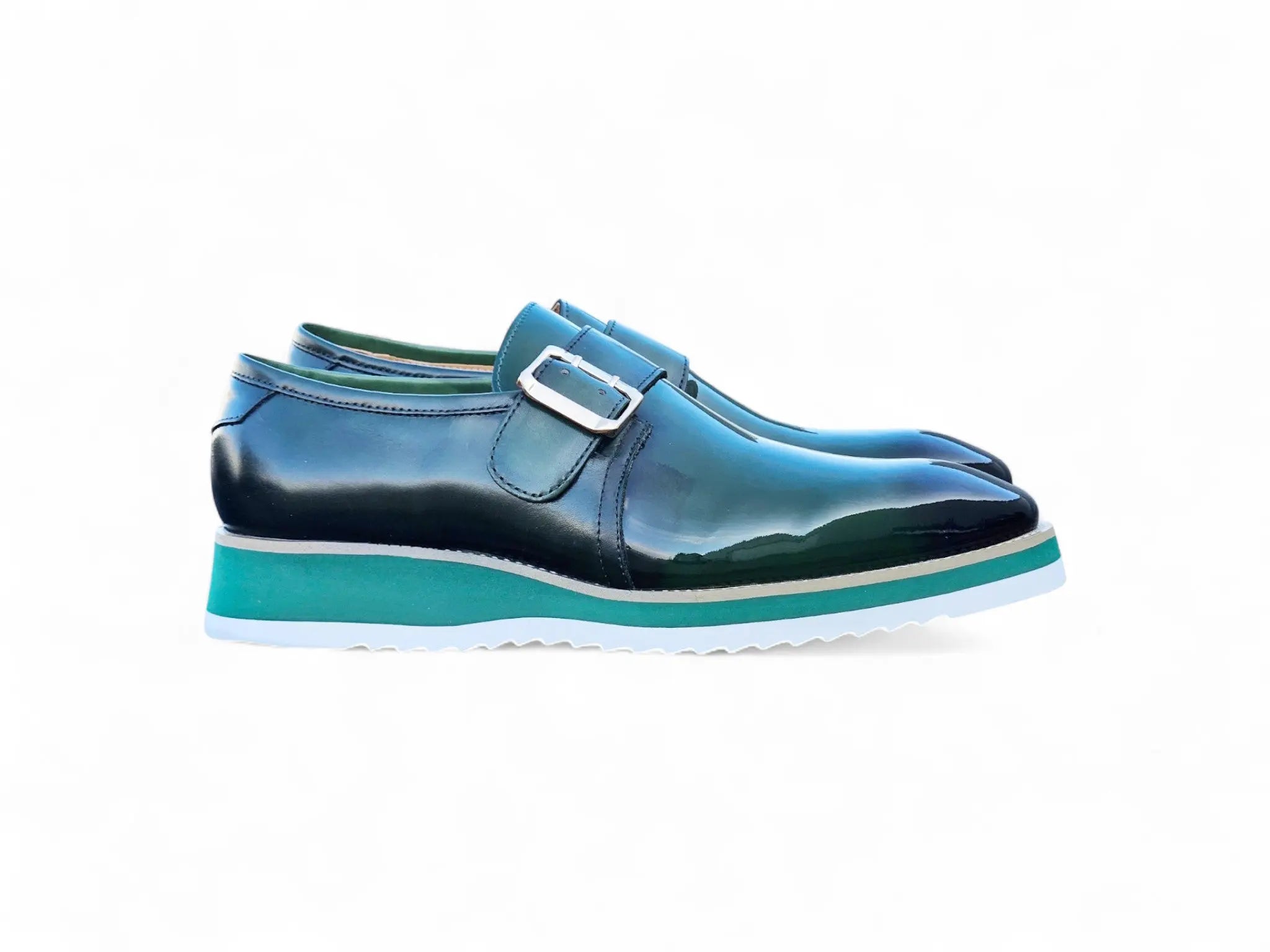 Gorgeous Patent Leather Monkstrap Slip on Carrucci