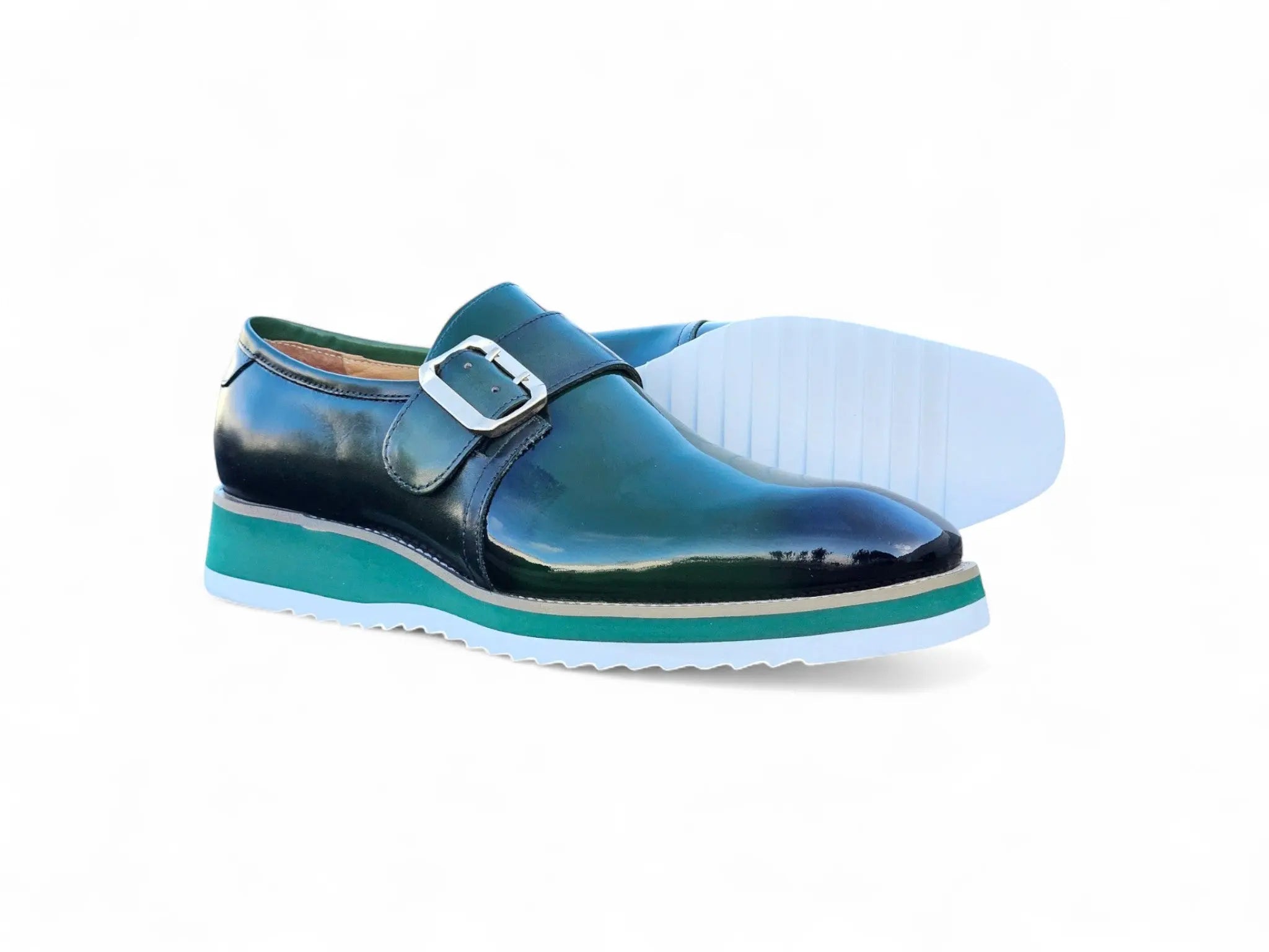 Gorgeous Patent Leather Monkstrap Slip on Carrucci