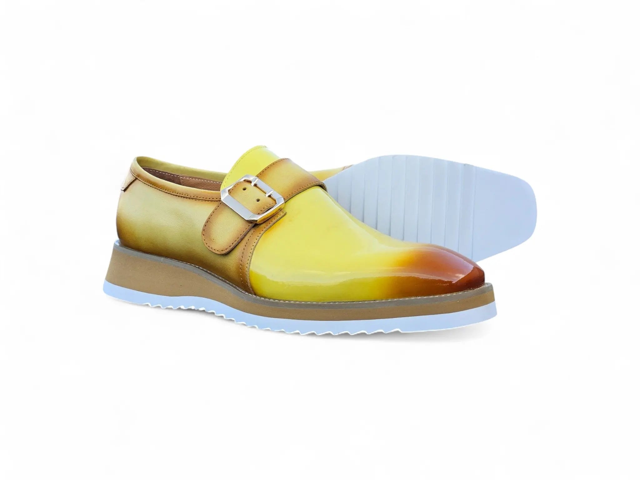 Gorgeous Patent Leather Monkstrap Slip on Carrucci