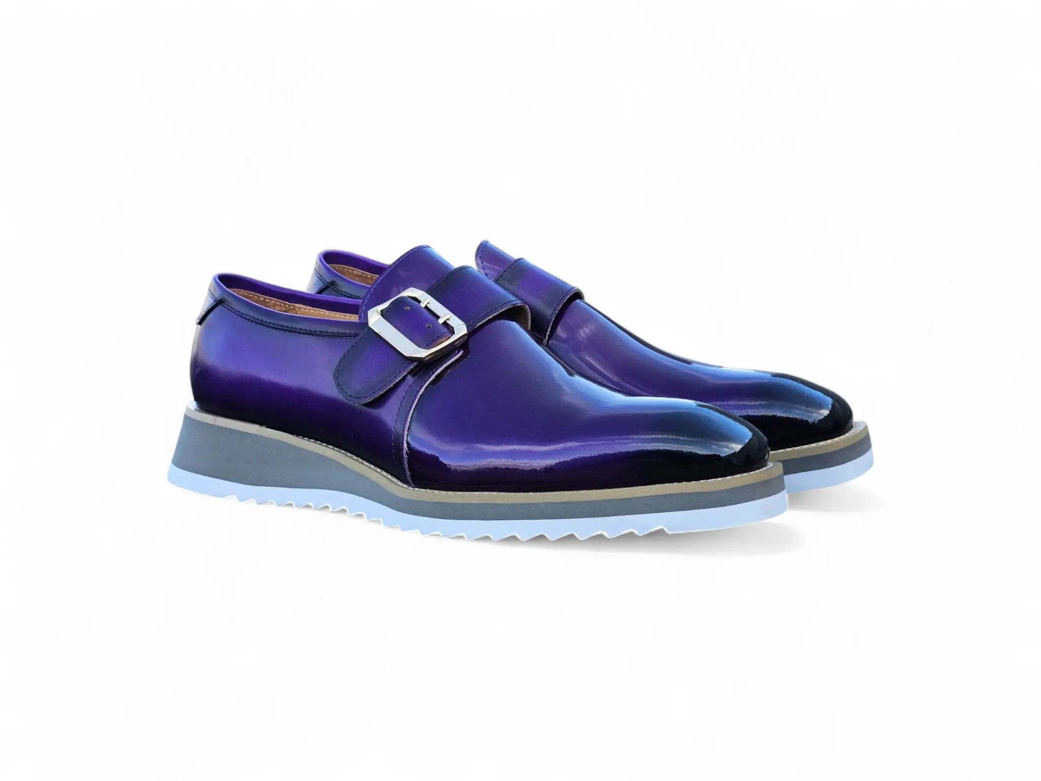 Gorgeous Patent Leather Monkstrap Slip on Carrucci
